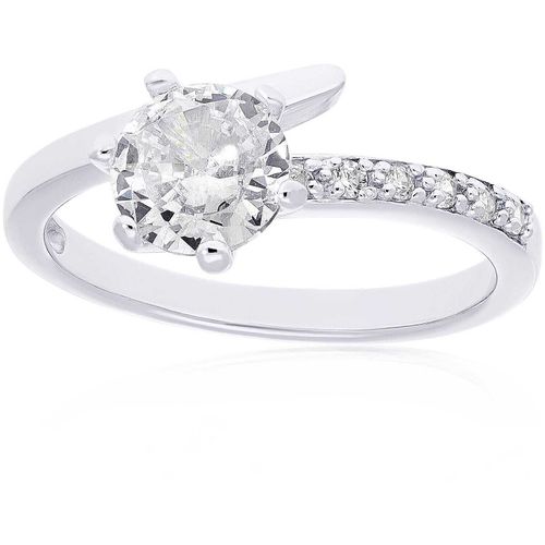Bague Femme Bijoux Gioiapura Mesure 18 ?L?Gant Cod. Ins126an002rhwh-18 Gioiapura