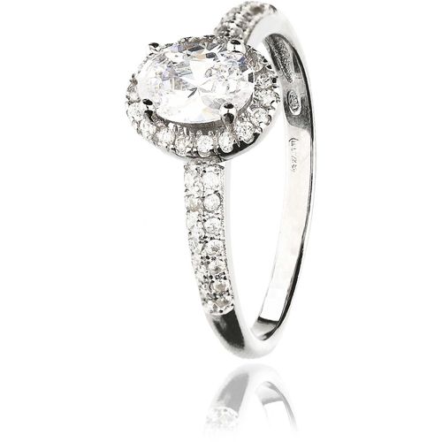 Bague Femme Bijoux Gioiapura Mesure 16 ?L?Gant Cod. Ins007an042rhwh-16 Gioiapura