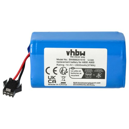 vhbw Batterie compatible avec Ikohs S14 robot électroménager (2600mAh, 14,8V, Li-ion)