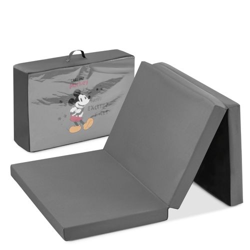 Matelas Pour Lit Parapluie 60 X120 Cm Mickey Mouse Grey - Hauck