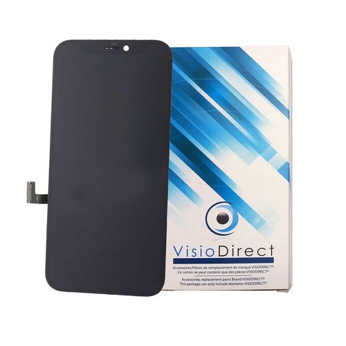 Ecran Complet Pour Iphone 12 Mini Taille 5.4" Rouge Vitre Tactile + Ecran Lcd -Visiodirect-