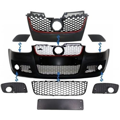 Pièces Grilles Pare-Chocs Pour Vw Golf 5 V Mk5 Couvre Antibrouillard Sra 03-07