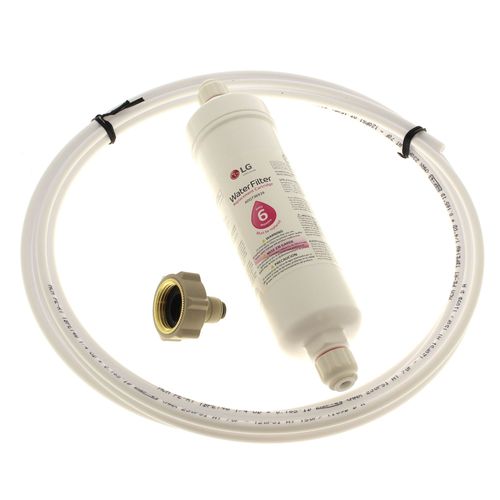 TUYAU ARRIVE EAU + RACCORD + FILTRE A EAU POUR REFRIGERATEUR LG - AJR73482513