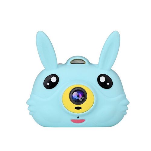 HD Enfants Mini Appareil Photo Numérique Enfants Jouets Caméscope Cadeau Toddler Enregistreur Vidéo avec Double Lentille,Bleu