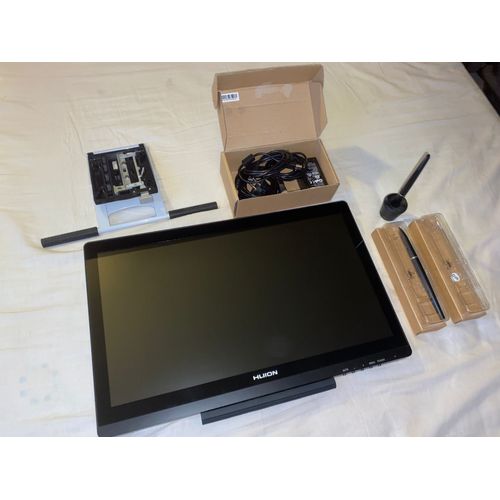 HUION KAMVAS GT-191 : Tablette graphique avec écran FHD IPS de 19,5" + 2 Stylets PE330 (8192 niveaux de sensibilité à la pression)