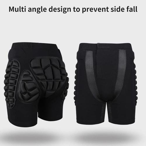 Short De Protection Rembourré, Résistants Aux Chocs Pour Snowboard, Skate, Ski, Skateboard - Xl