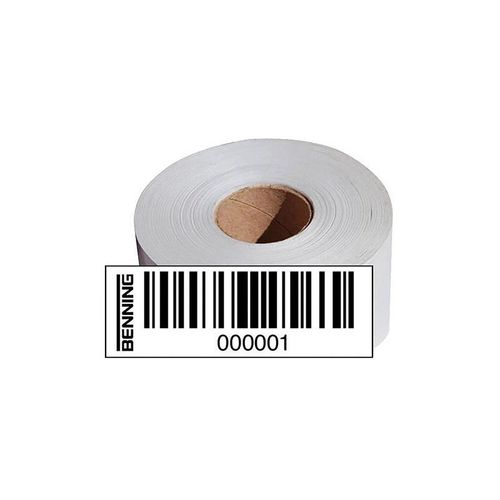 ?tiquettes ? code-barres n? 1001-2000 Benning