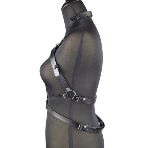 Harnais en cuir Femmes-Harnais femmes-Harnais fantaisie Accessoire avec  ceinture-harnais Fetishwear pour femmes-harnais en cuir BDSM set-Fetish -   France