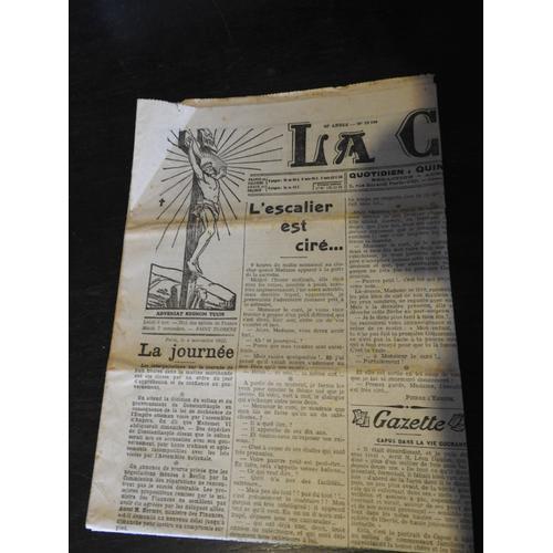 Journal "La Croix" Du 6 Novembre 1922 : Événements En Turquie...