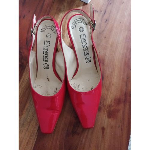 Chaussures Rouge Brillante T 38