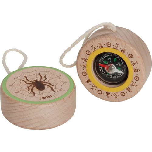 Goki - Boussole En Bois Araignée - Bois - 60700