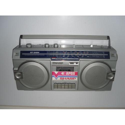 poste radio cassette K7 Boombox Ghettoblaster SHARP