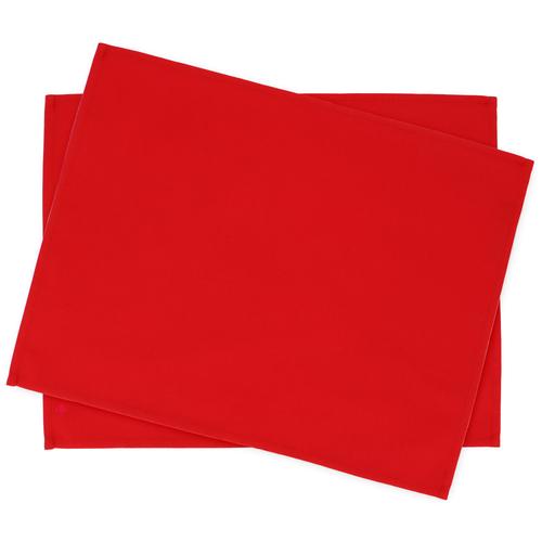 Lot De 2 Set De Table 35x45 Cm Diabolo Rouge Tomate Traitement Teflon