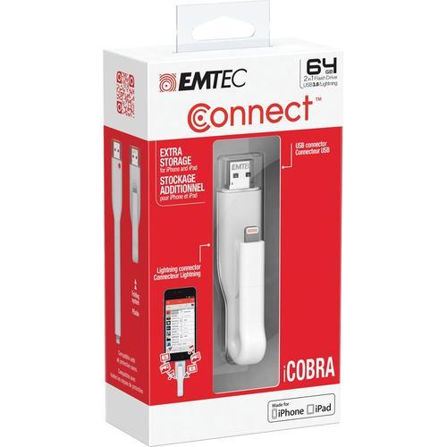 Emtec EmtecConnect clé USB iPad iPhone 64Go