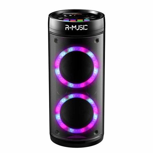 R-MUSIC Booster Party - Enceinte de soirée - sans fil - Bluetooth - noir
