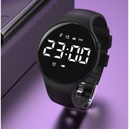 Smart Electronic Watch Silent Vibration Watch Alarm Clock Wake Up Artifact Black Technology Bracelet Exam