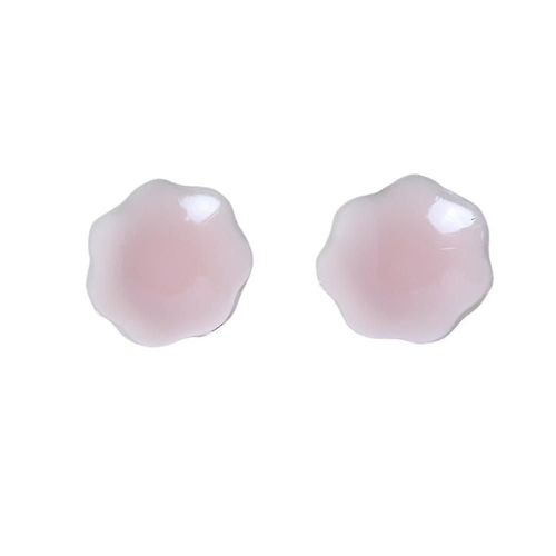 Tmall 4 Paires De Fleurs En Forme De Mamelon Invisible, Cache-Mamelon Liquide Anti Saillie, Patch En Silicone Pour Robes De Mariée (Boîte Verte)