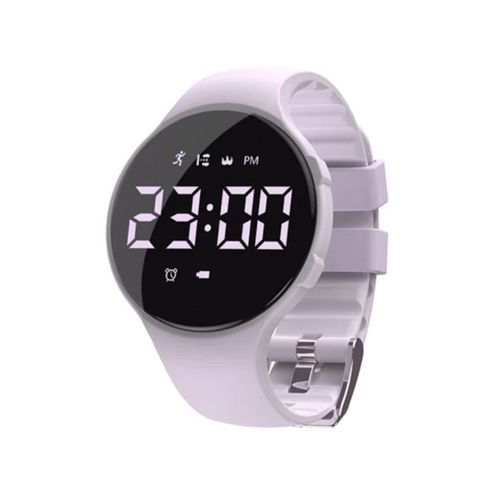 Smart Electronic Watch Silent Vibration Watch Alarm Clock Wake Up Artifact Black Technology Bracelet Examination (Purple)