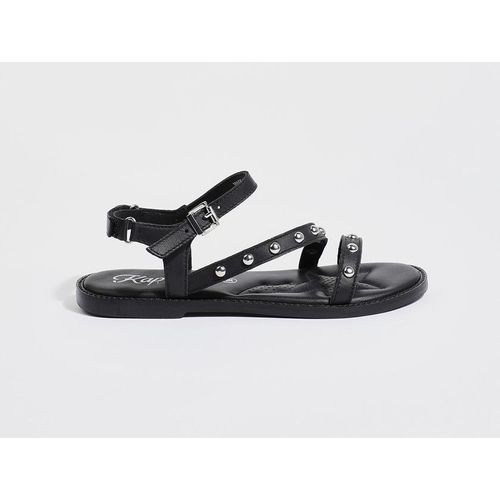 Kaporal Sandales En Cuir Noire