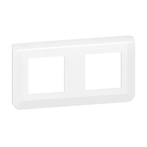 Plaque de finition Blanc MOSAIC 2 x 2 modules horizontale - LEGRAND - 078804L