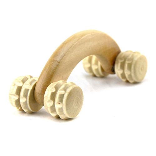 Rouleau Rond En Bois ¿¿ 4 Roues",Masseur De Taille Et De Dos Pour Perdre Du Poids Et ¿¿Liminer La Cellulite,"Baton En Bois Pour La Maison - Type Type B