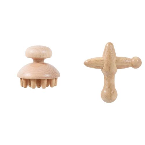 Baton De ¿¿Nergie De Proximit¿¿ Lymphatique",Th¿¿Rapie Du Bois,Cou,Dos,Taille,Jambe,D¿¿Tachement Myofascial,"Outil De ¿¿Nergie Sculptant Le Corps - Type 2pcs