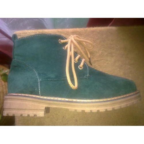 Chaussures Montantes Vert Foncé Hiver T38