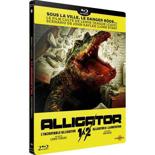 Alligator I & Ii : L'incroyable Alligator + Alligator Ii : La Mutation - Édition Steelbook Limitée - Blu-Ray