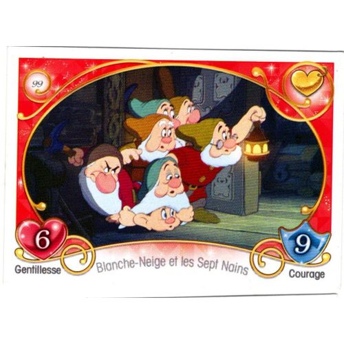 Disney Princess Trading Card Game Blanche-Neige Et Les Sept Nains 99