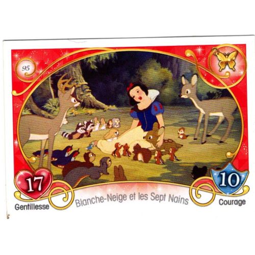 Disney Princess Trading Card Game Blanche-Neige Et Les Sept Nains 95