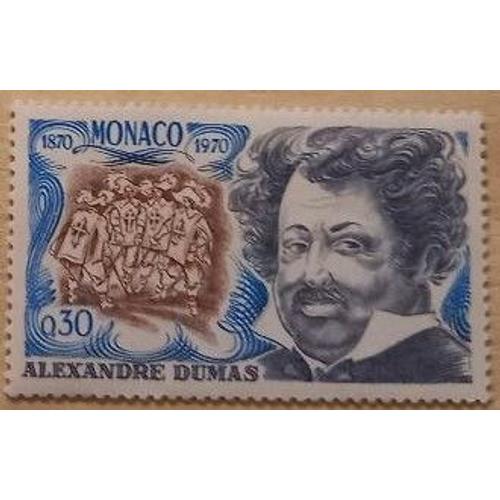 Timbre Neuf Monaco De 1970, Alexandre Dumas, 0,30 Franc.