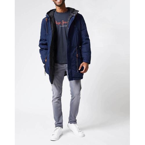 Parka Spencer Réversible Bleu Marine/Noir