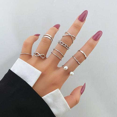 3 pièces nouvelle mode résine acrylique multicolore géométrique carré  ensemble pour femmes Punk couleur or Rivet grande bague épaisse bijoux -  AliExpress