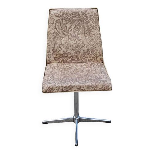 Fauteuil Vintage Pivotant Alibert Beige