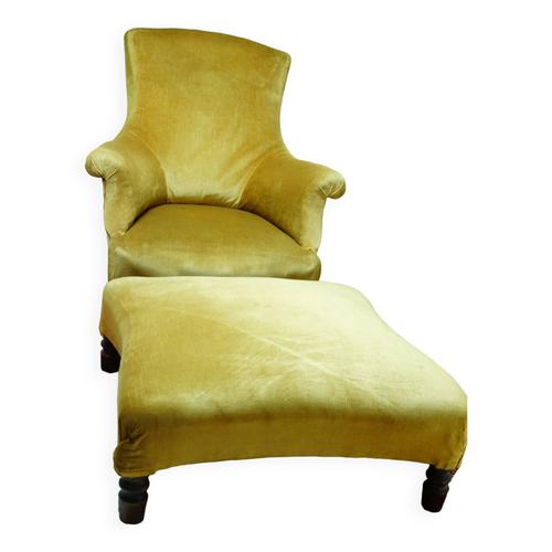 Fauteuil Crapaud Vert