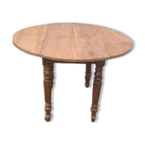 Table Ronde Aux Cts Rabattables Bois