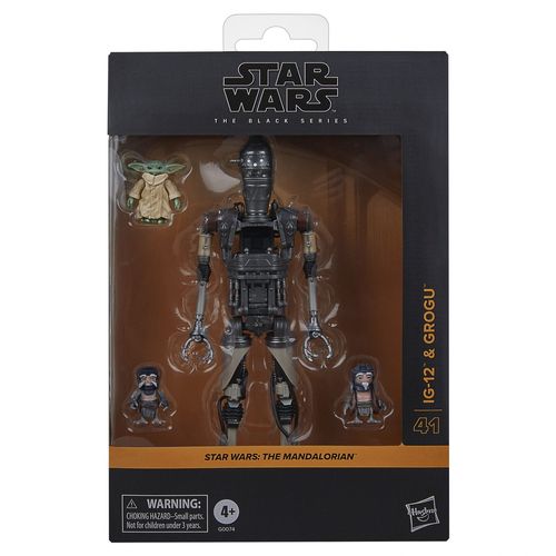 Hasbro Star Wars Black Series Deluxe Ig-12 Et Grogu
