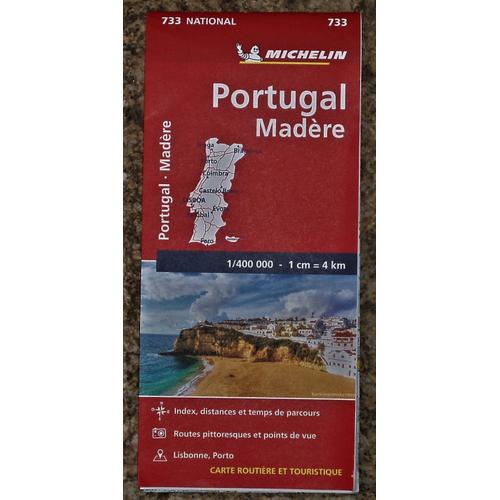 Carte Michelin 733 - Portugal + Madère