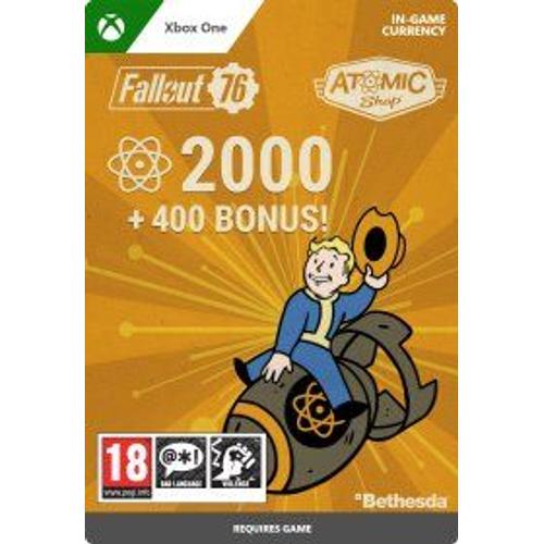 Fallout 76: 2000 (+400 Bonus) Atoms (Extension/Dlc) - Jeu En Téléchargement