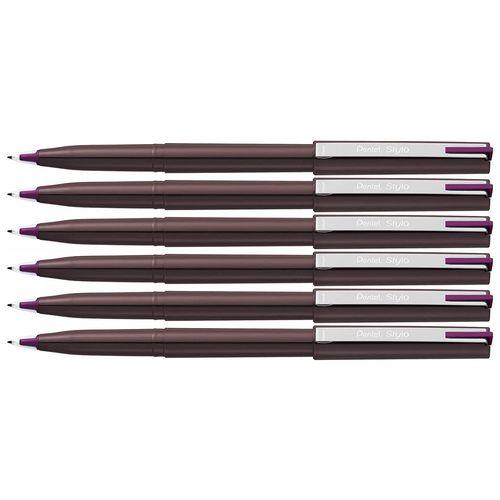 Pentel Lot De 6 Feutres Plume Pentel Stylo Jm20 Violet
