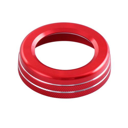 Rouge - Autocollant Annulaire De Décoration Pour Bouton De Volume De Voiture, Pour Mercedes Benz Classe A B Glk Gla Cla Gle Ml Gl Mb W176 W246 C117 Amg