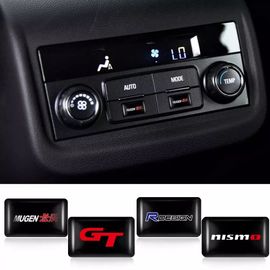 Pour Skoda Vrs - Autocollants D'intérieur Personnalisés, 10 Pièces, Emblèmes De Décoration Automobile, Accessoires Pour Citroën Ds C1 C3 C4 C4l C5 C6 Vts C-Elysee