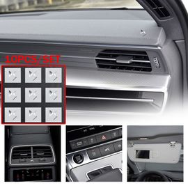 Pour Skoda - Badge Autocollant 3d En Nickel Pour Intérieur De Voiture, 10 Pièces, Décoration Pour Ds Wild Rubis Spirit Ds3 Cabrio Ds4 Ds4s Ds6 Ds7 Crossback
