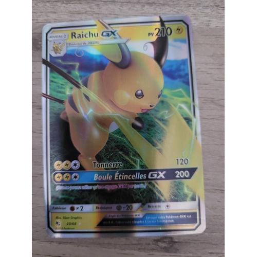 Carte Pokemon Raichu Gx