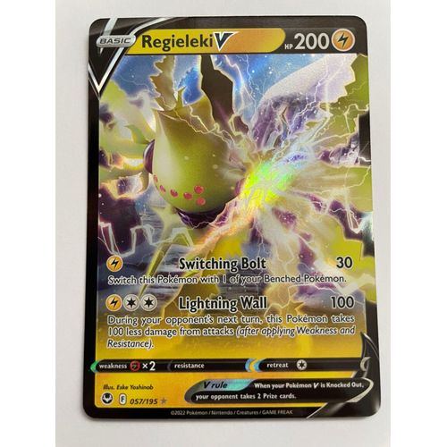Regieleki V 57/195 Ultra Rare Silver Tempest 