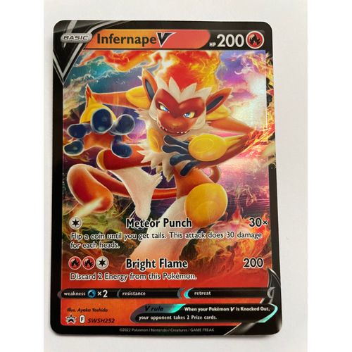 Infernape V Swsh252 Ultra Rare 