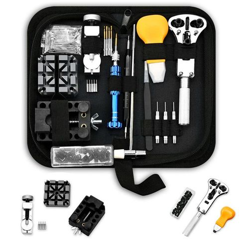 149pcs Kit De Réparation De Montre, Ensemble D'outils De Barre De Ressort Professionnel, Ensemble D'outils De Broche De Lien De Bande De Montre Avec Étui De Transport