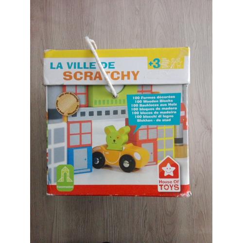Jeu Bois "La Ville De Scratchy" D'house Of Toys