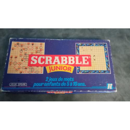 Vintage SCRABBLE Junior Jeux Spear 2 Jeux De Mots Pour Enfants