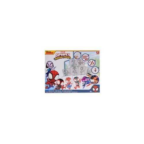 Set Dessin De 7 Spray Stylos Canenco Spidey Marvel